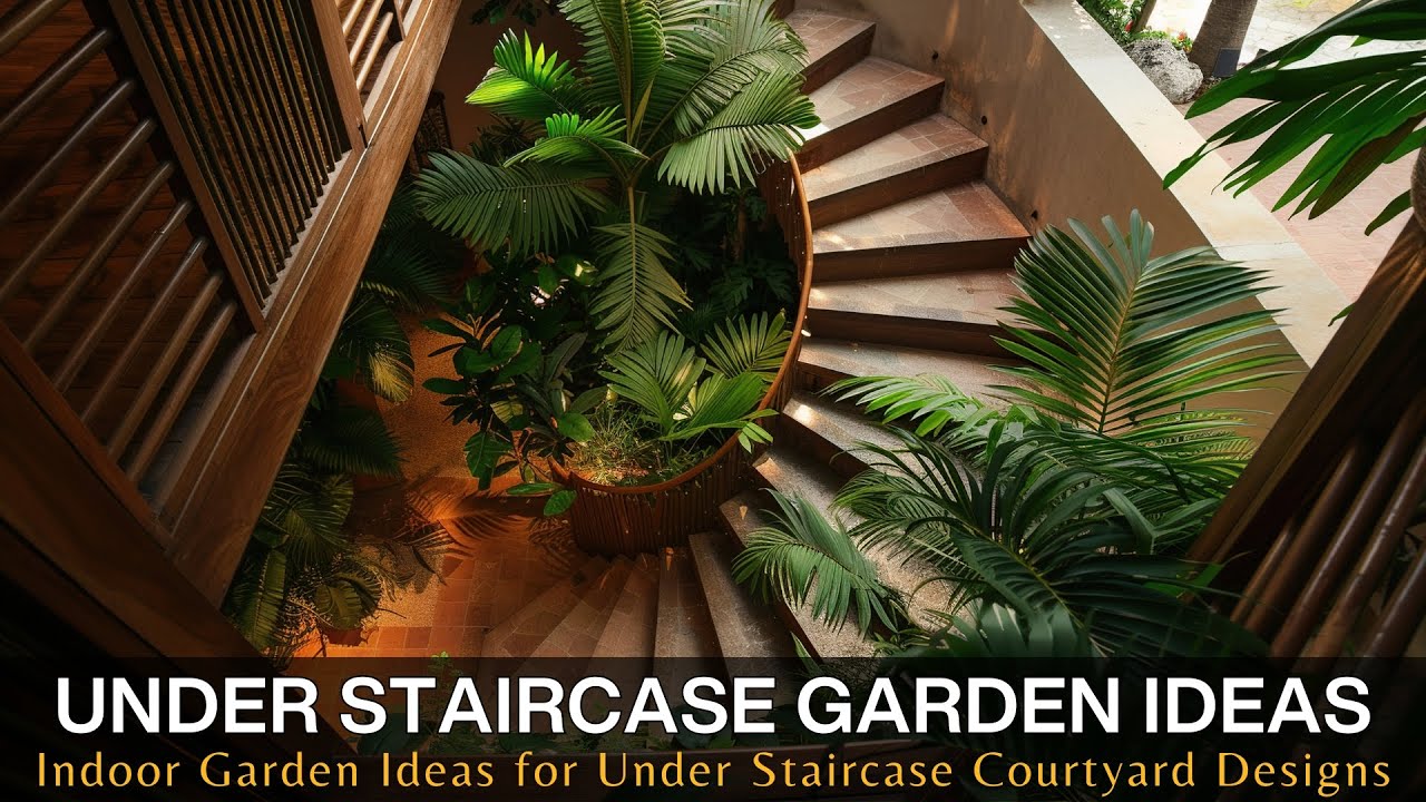 Transforming Your Home: Creative Indoor Garden Ideas for Stunning Under Staircase Courtyard Designs