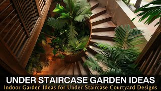 Transforming Your Home: Creative Indoor Garden Ideas for Stunning Under Staircase Courtyard Designs