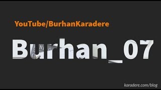 Intro Burhan Karadere Teaser