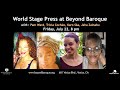 World stage press at beyond baroque