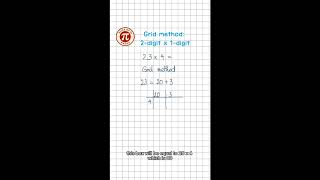 Easiest way to multiply: Grid method #sliceofpi #sliceofpimaths #maths #multiplication