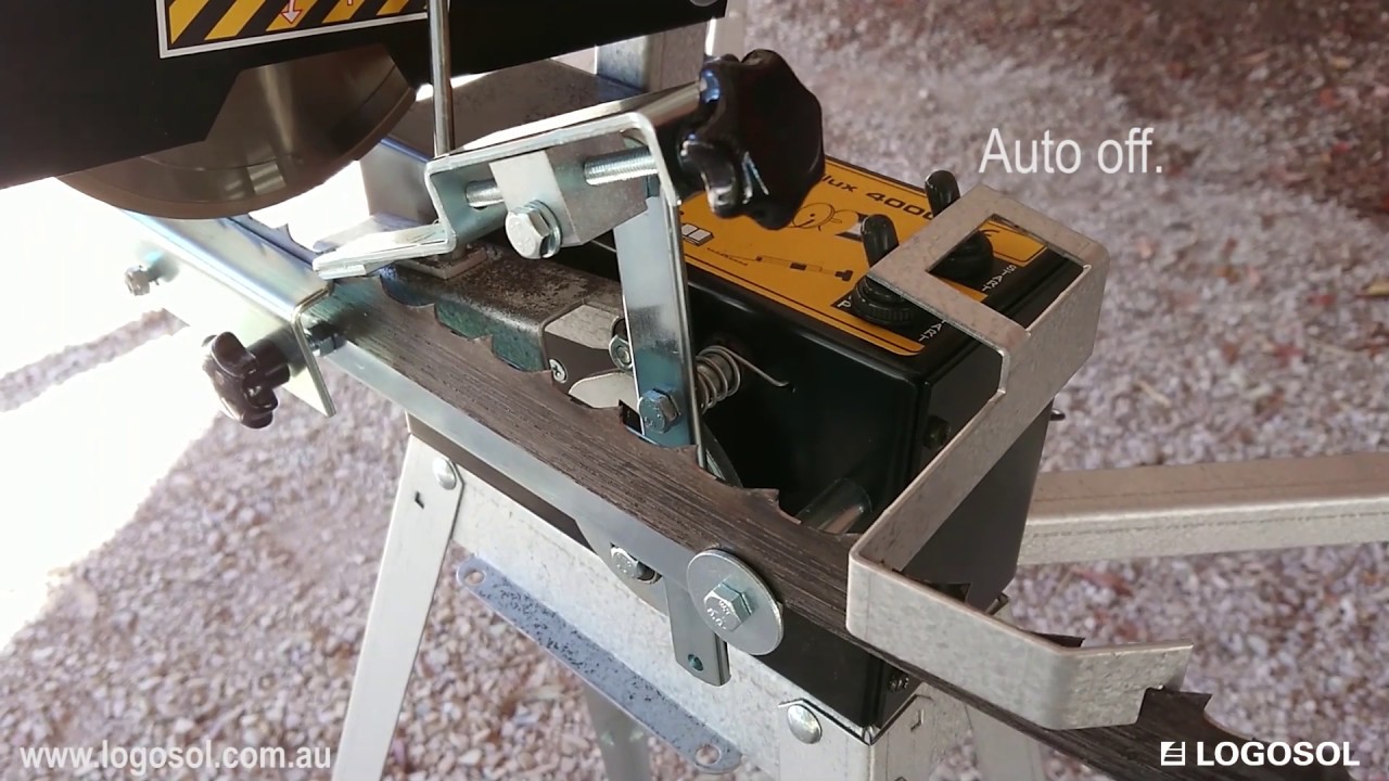 Logosol Automatic Bandsaw Blade Sharpening Robot YouTube