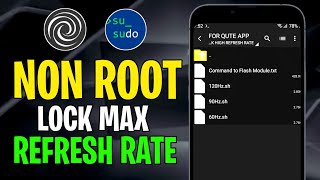 Non Root | Lock Max Refresh Rate For Smooth Gaming screenshot 4