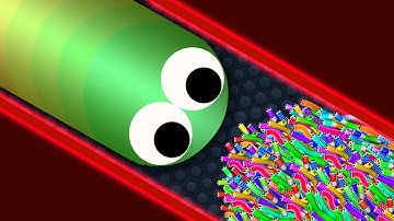 Slither.io A.I. Best Giant Snake vs Troll 93489 Tiny Snakes - Epic Slitherio Gameplay