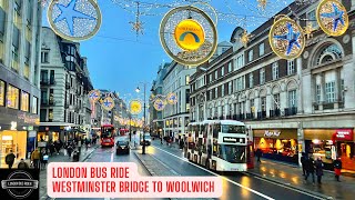 LONDON DoubleDecker Ride Best Moments Before Xmas ❄Join me on board