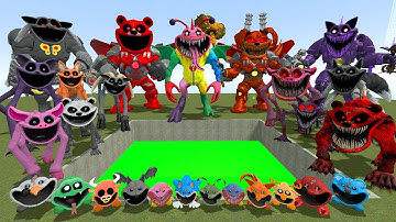 DESTROY EVOLUTION OF SMILING CRITTERS FAMILY in TOXIC HOLE - POPPY PLAYTIME CHAPTER 3 in Garry