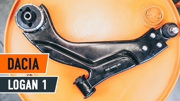How to change front suspension arm on DACIA LOGAN 1 TUTORIAL | AUTODOC