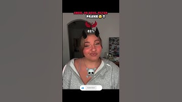 Angel 😇 vs Devil 😈 filter #birdtrend #tutorialfilter #shorts #tiktok
