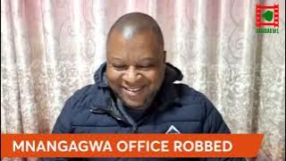 WATCH LIVE: Mnangagwa's Office Brocken Into And Robbed
