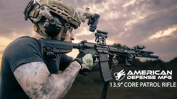 Cover Image for AMERICAN DEFENSE MFG 13.9" CORE PATROL RIFLE REVIEW (Home State Pride)
