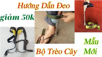 giảm 50k | Chân Trèo Cây 2 Đinh Hướng dẫn Cách Đeo Thực Tế Hiệu Quả