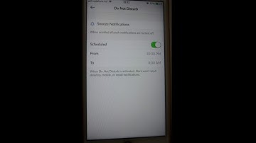 How to enable do not disturb in Slack iOS or iPhone app | Turn on DND | Disable notifications tempor