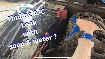 How to find an A/C leak for FREE!!!