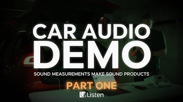 How to Measure Car Audio - Part One