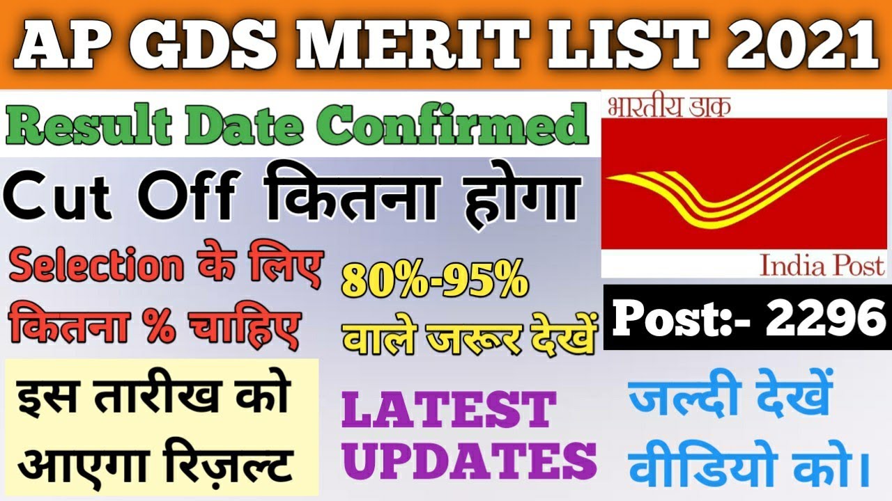 AP Postal GDS Result 2021/Kab Aayega AP Gds Ka Result/GDS Results Declared 2021/UP GDS Result 2021