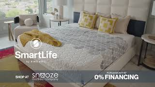 0% Financing for 24 mos on any SmartLife Mattresses at Snooze Mattress