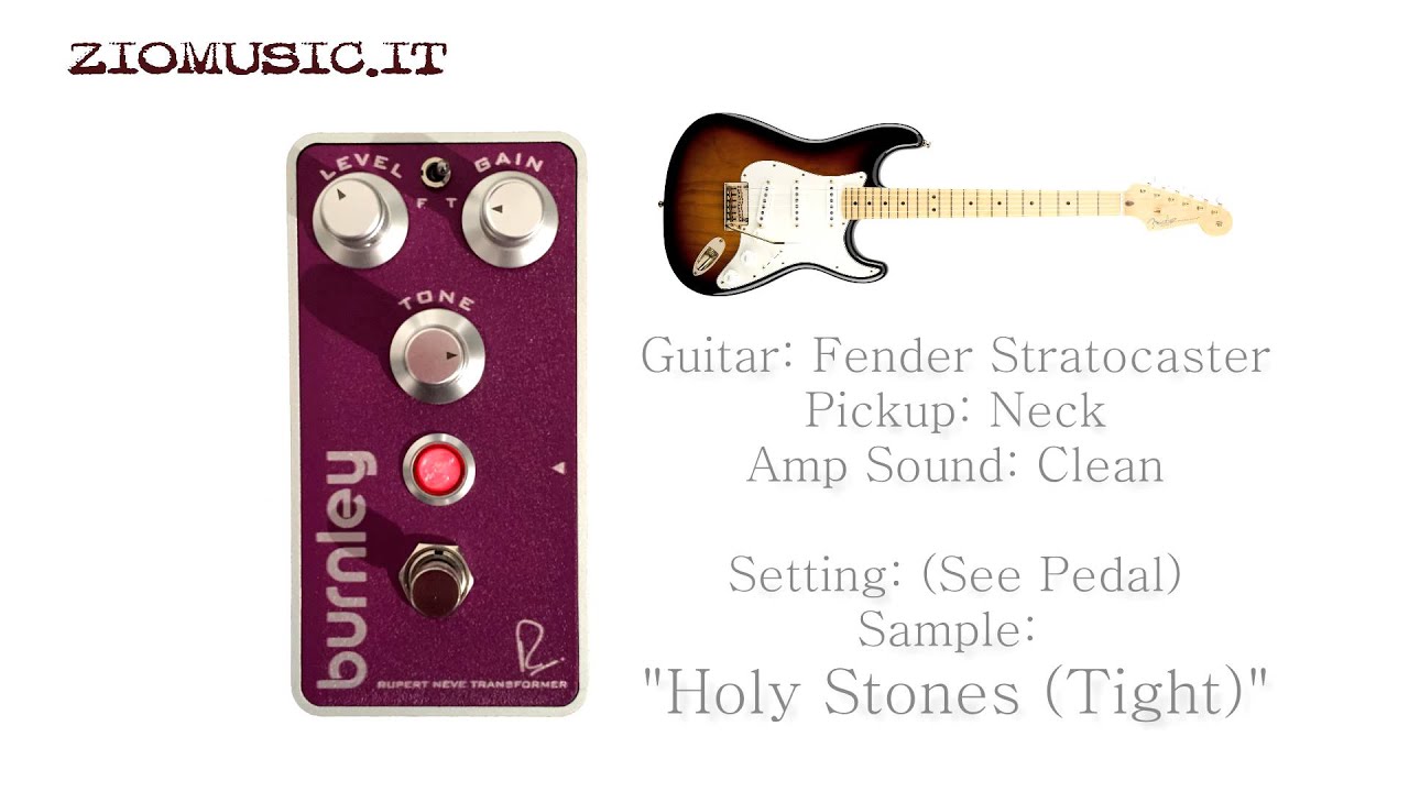 Bogner Burnley pedal Demo - by ZioMusic.it