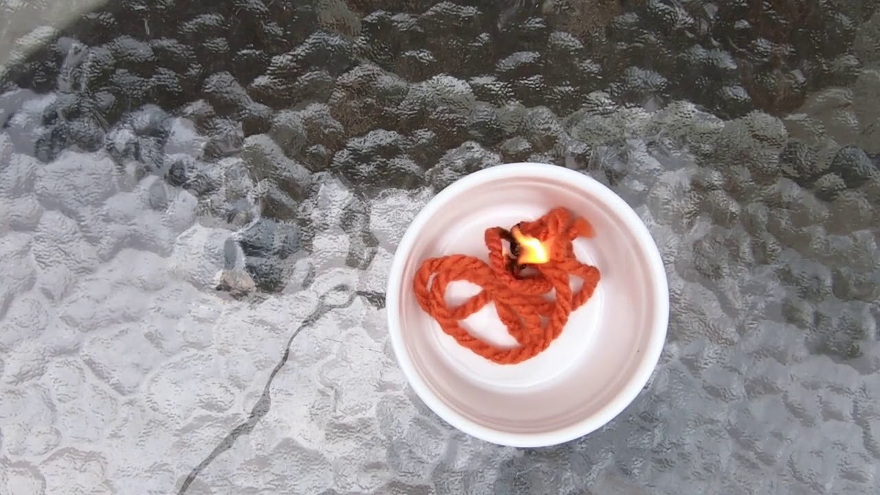 Fiber on Fire What happens when you set synthetic fibers on fire YouTube