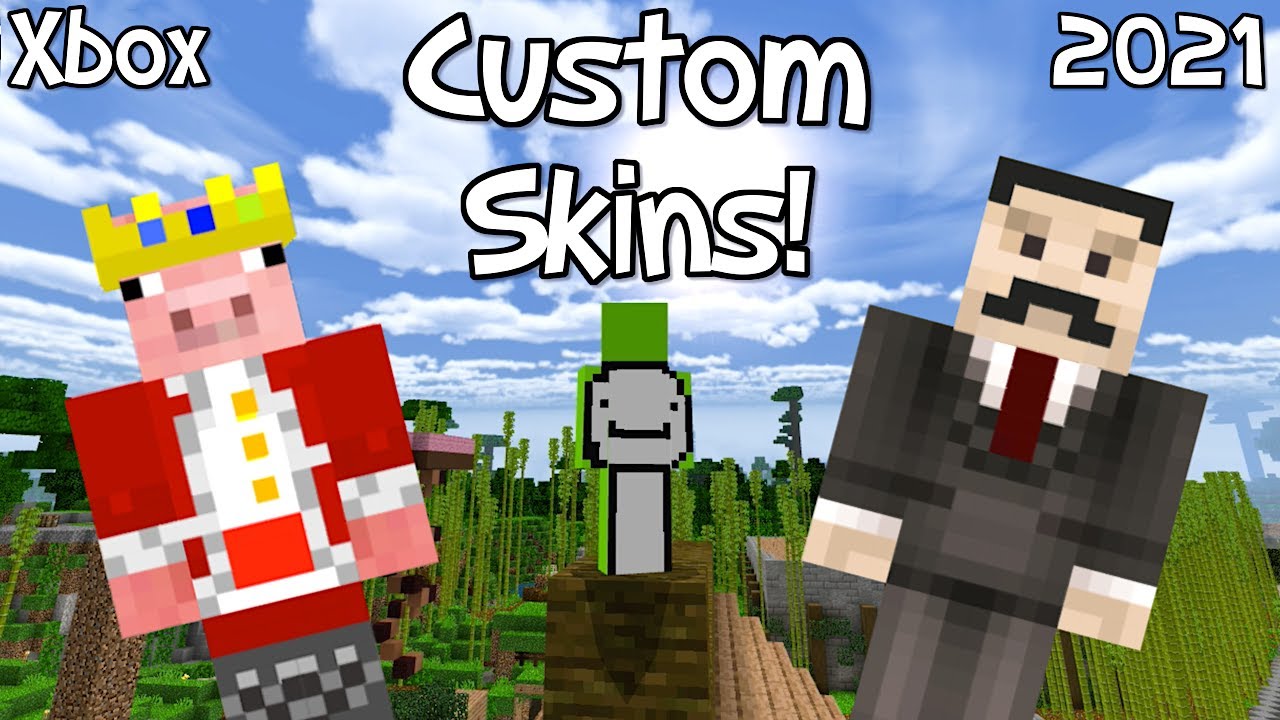 How To Get Any FREE CUSTOM Skin On Minecraft Xbox Bedrock Edition (WORKING  2021) 