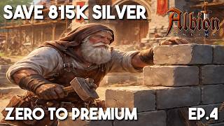 Building Our Guild Hall & Saving 815k Silver | Zero to Premium EP4