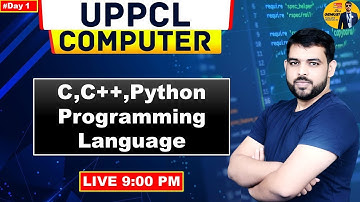 CLASS - 1 | C,  C++, PYTHON PROGRAMMING LANGUAGE  | COMPUTER SPECIAL SHOW | BY DHEERENDRA SINGH SIR
