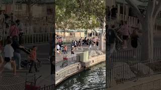 Disneyland 2025 Halloween Time New Orleans Square Mark Twain Riverboat People Watching Walt Disney