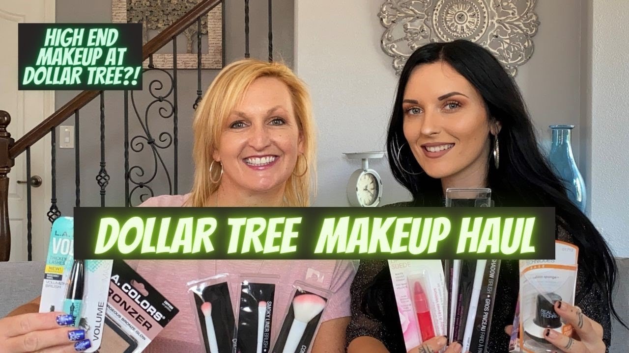 DOLLAR TREE MAKEUP HAUL, TRY ON & REVIEW NAME BRAND PRODUCTS! YouTube