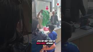 THE LITTLE BOY DIDN T WANT HIS MESSI JERSEY ANYMORE