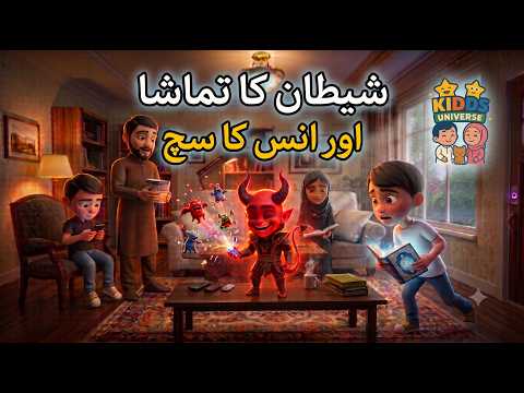 Shaitan Ka Tamasha Aur Anas Ka Sach | Kidds Universe Urdu Islamic Cartoon | شیطان کا تماشا