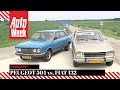 Peugeot 504 (1979) vs. Fiat 132 (1978) – AutoWeek Classics Dubbeltest