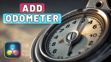 Easily Add ODOMETER In Davinci Resolve