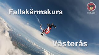 Fallskärmskurs hos FK Aros