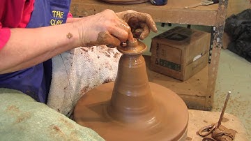 Throwing the Lid and Spout - How to Make a Pottery Tea Pot - Part 2