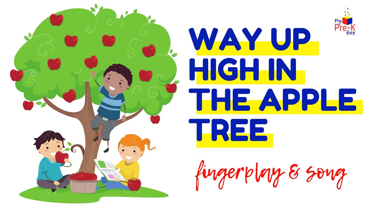 Way Up High In The Apple Tree Fingerplay For Kids My Pre K Box Way Up High In The Apple Tree Fingerplay For Kids My Pre K Box