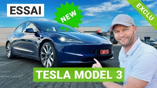 EXCLU Essai Tesla Model 3 Restylée 2024 : Plus douce et plus sage !