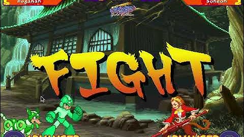Capcom World Gold Edition Mugen -  Mega Man Arcade Playthrough