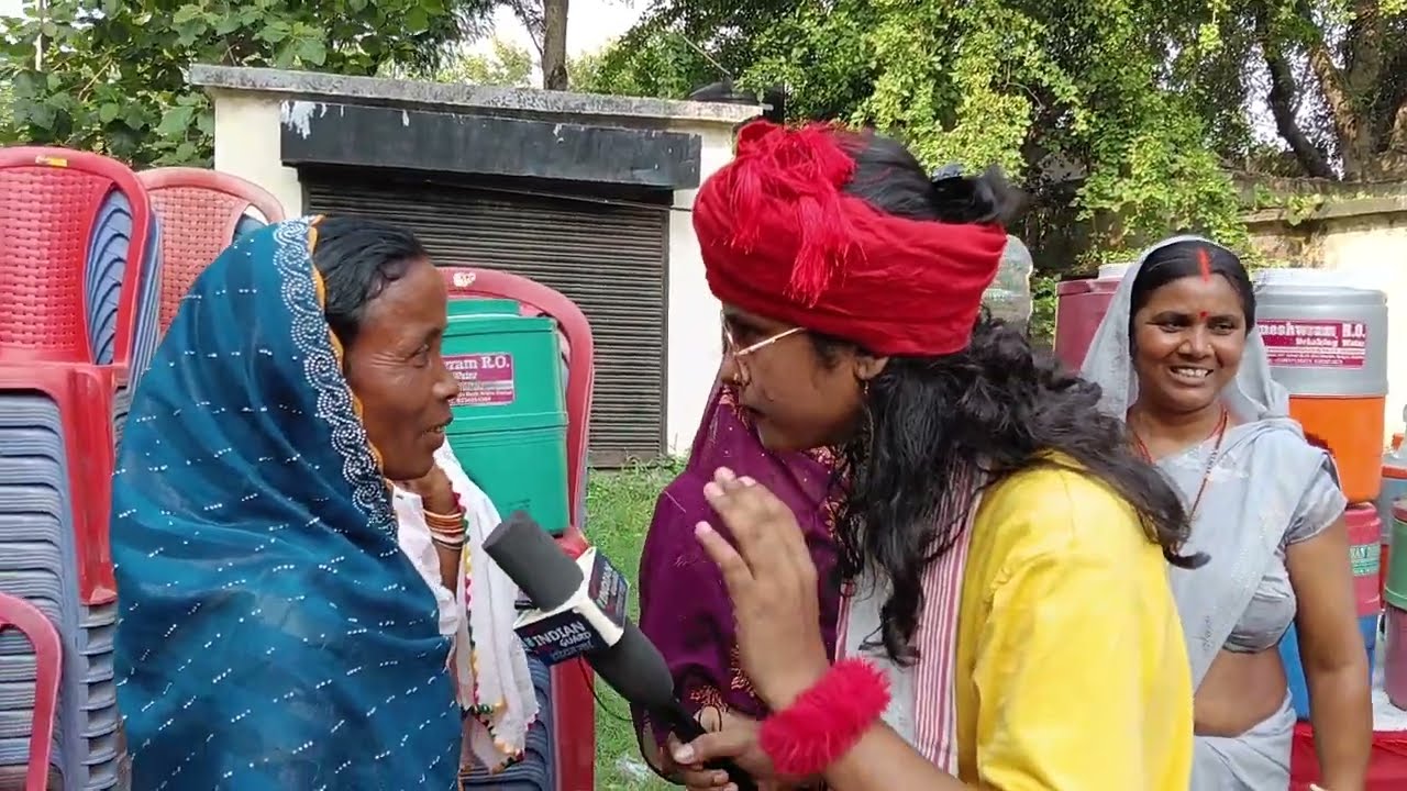 Tiger Jairam Mahato से लेकर बुधनी हटिया,झारखंड में पहली बार माईक लेकर चाची के पीछे भागी रिपोर्टर?