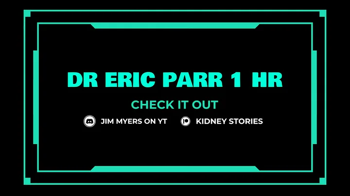 1 Hour Before the Dr Eric Shannon Parr Broadcast