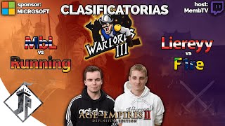 Warlords 3 - MbL vs Running - Liereyy vs F1re [Clasificatorias]