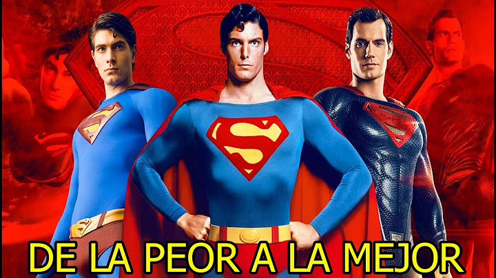 ¡TODAS LAS PELICULAS DE SUPERMAN DE LA PEOR A LA MEJOR! #superman #dccomics
