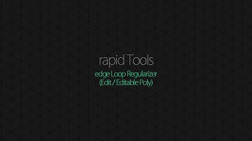 Edge Loop Regularizer