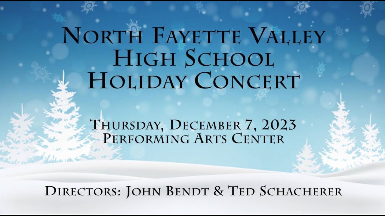 12723 NFV High School Holiday Concert YouTube
