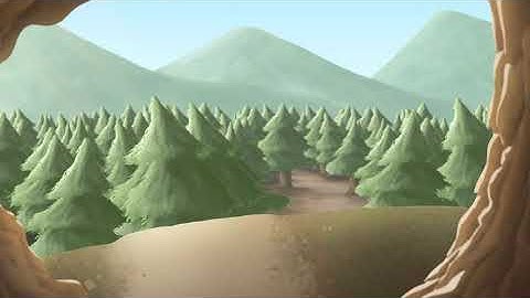2.5D animation test | Forest