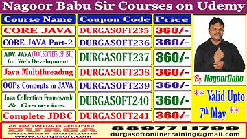 Nagoor Babu Sir Courses on Udemy