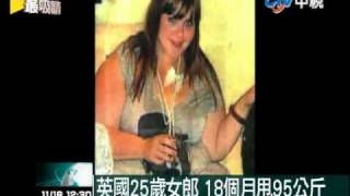 991118【中視新聞】英國25歲女郎 18個月甩95公斤