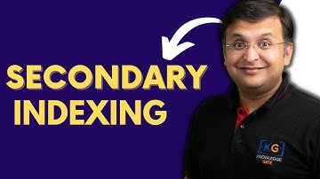 5.8 Secondary Index in DBMS in HINDI