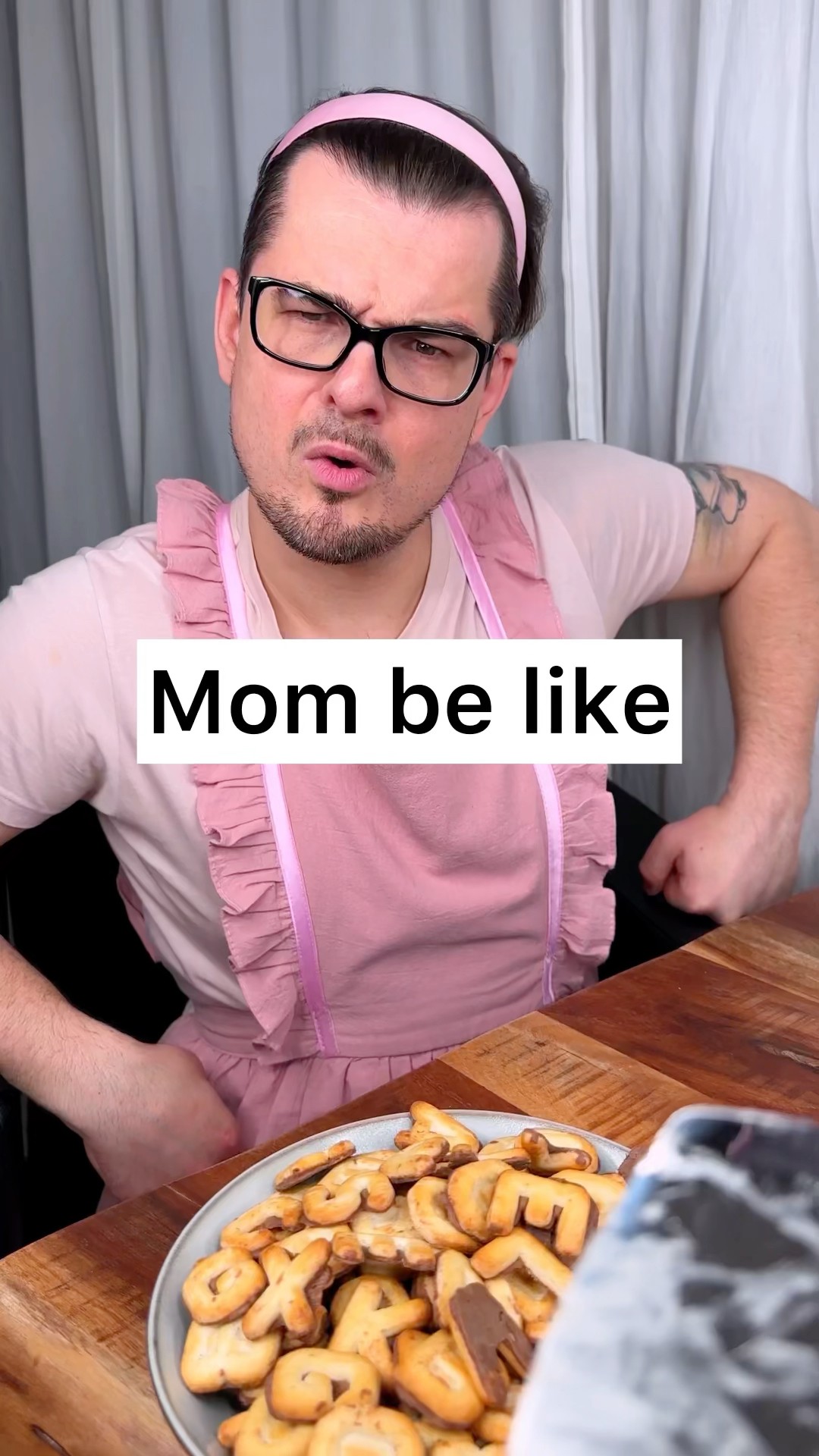 How to make COOKIES for mom properly?☺️❤️?| CHEFKOUDY