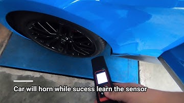 Ford Mustang 2017 - TPMS relearn procedure with LAUNCH X431 TSGUN