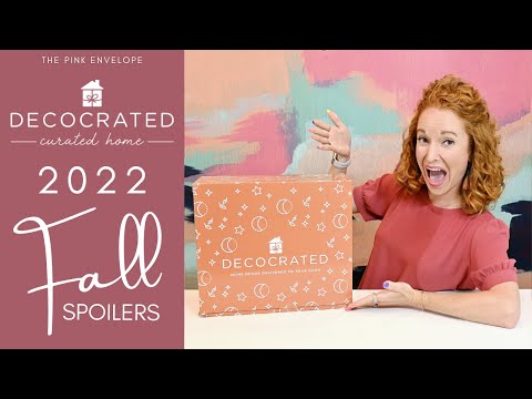 Decocrated Fall 2022 Unboxing | Let's Play with Fall Home Decor | Home Decor Subscription Boxes