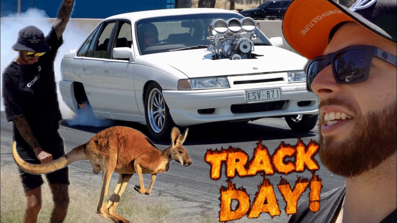 Renting a Racetrack in Australia to do HUGE Burnouts!!